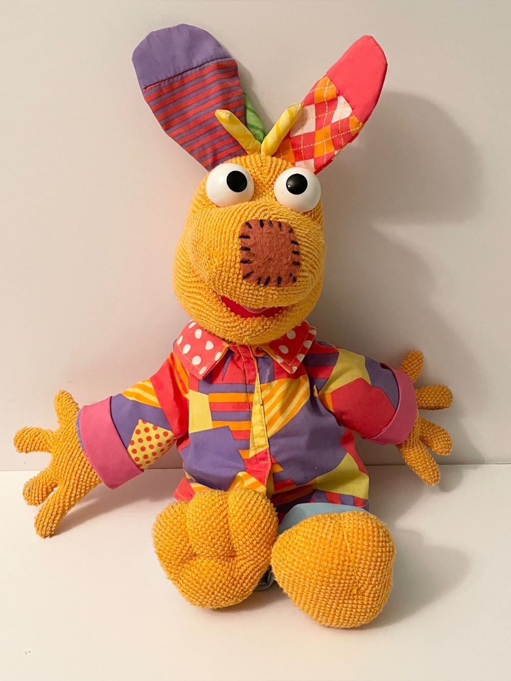 Vintage 1998 Tyco Big Bag Chelli Plush Toy Cartoon Network Muppet Henson Rare
